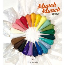 뭉크뭉크 크림클레이 50g / 30컬러 크림 클레이 케이크 모형 생크림 케익 만들기 diy, 보라
