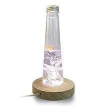LED 원형 원목 무드등 백색 USB스위치 포함, LED 원형 원목무드등+USB스위치 포함