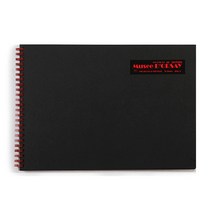 검정 포트폴리오 스케치북 흑켄트지 속지 A4 (200g 25매)