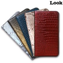 룩 LG 벨벳 뉴몬스터 플립 천연 가죽 휴대폰 케이스