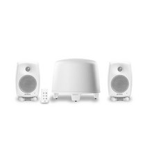 Genelec 제네릭 G Two F One 2.1ch Home Set 화이트 액티브 스피커 & 서브우퍼 세트, G Two F One 2.1ch HomeSet