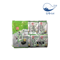 [만복이네 건어물] 백제 광천김 재래맛김 4g 16봉, 1개