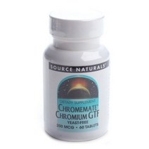 Source Naturals 크롬메이트 크롬 GTF 200 mcg 타블렛, 60개입, 5개