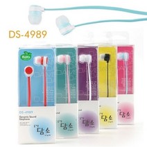 일자형 좌우대칭 커널형 이어폰 DS 4989 핑크 W844CE4, 수앤진쿠팡 본상품선택