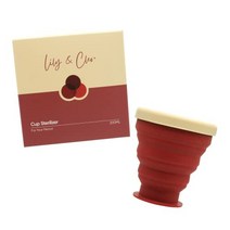 월경컵을 끓여 소독하기 위한 전용 세정컵 「Lily&Cleo」 - 월경컵을 안전하게 보관하기 위한 케이스 홀더로서도 사용 가능 月経カップを煮沸消毒するための専用洗浄カップ「Lily&C