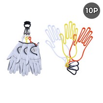 장갑 걸이 골프 장갑 건조대 대량 10P 단체선물 판촉물 장갑보관 걸이 장갑말리기 장갑홀더, ◐레드★⊙