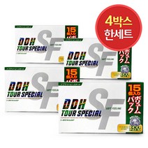 4박스 60구 던롭 DDH 소프트필링 III 골프공, 소프트필링 III 15구 4박스_쇼핑백 4개, 소프트필링 III 15구 4박스_쇼핑백 4개, free