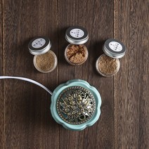 세라믹 청자 침향로 전기 도자기 아로마 오일 워머 전기 발향기 전기향로 세라믹 발향기, G
