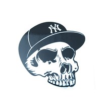 할리데이비슨 스티커 할리스티커 해골 엠블럼 바이크스티커, 레귤러스티커 S10, 1