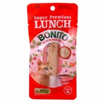 반려공간 드림펫 런치보니또 고양이 간식 오리지널 참치 20g 프리미엄 통살 간식, 24개묶음