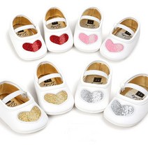 반짝이하트 러브 아기 걸음마신발 육아 보행기 베이비