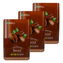 에스앤몰 헤이즐넛 방향제 겔타입450g x 3개 차량용 실내 화장실 집안 냄새제거 구슬 탈취제