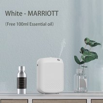 전자 방향제 디퓨저 스마트 아로마 테라피 에센셜 오일 호텔 커버리지 500 ³ 전기 냄새 홈 블루투스 제어, 15.WhiteMARRIOTT  UK