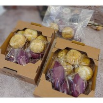 NO밀가루 색소 아이들 간식과 부모님 간식으로 좋은 해남고구마빵 감자빵, 12개, 고구마빵