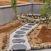 보강토블럭 주춧돌 식생 축대 조경 시멘트 블럭 콘크리트 기초석 호안블럭 축조블럭 조경블럭 경계석, P