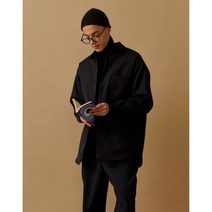 [라움남성] [라움 남성] ROJU0F896BK RAUM MEN 블랙 울 신슐레이트 셔켓