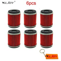 오일필터세트 자동차필터 엔진오일 야마하 오일 필터 YZ 250 WR 용, 04 6pcs