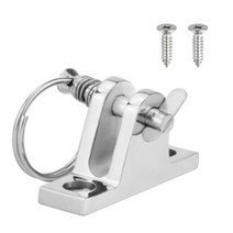 비미니 데크 힌지 보트 요트 비미니탑 차양막 햇빛가리개 스위블 힌지, 실버