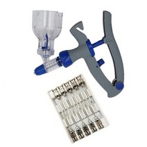 가축 돼지 소 양을위한 1ml2ml5ml 자동 수의학 연속 주사기 동물 주입 조절 가능한 백신, 유형 1, 2ml