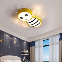 (디자인팜) LED방등 허니비 어린이방등 키즈방등 키즈까페 인테리어조명 HB916, 2. (LED) 허니비 방등(파란색)