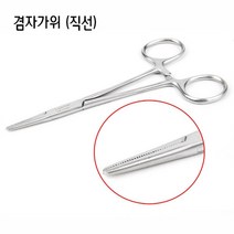 허브펫 애견 귀털 관리용 미용 가위 강아지셀프미용 강아지빗 (6615827), 기본