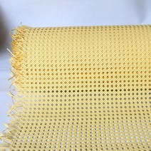 라탄케인 바구니 라탄 원단 40cm PE 플라스틱 등나무 웨빙 롤 지팡이 고리 버들 시트 의자 테이블 가구 수, 01 yellow_02 40x40cm