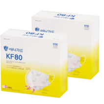 애니가드 꿈꾸는 고래 웰빙 황사 마스크 뉴 프리미엄 소형 KF80, 100개입, 1개