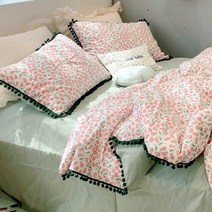 빈티지 꽃무늬 이불 침구세트 S Q K