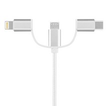5 in 1 충전 데이터 케이블 USB-40 WHITE 엑토, 없음