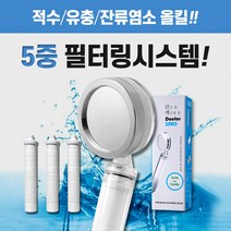 닥터솔룸 샤워기 필터 비타민 샤워필터 녹물 수돗물 염소 제거, 24개월분
