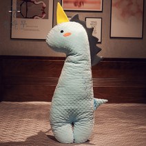 러블리 침대 머리맡 쿠션 침실 침대 롱 베개 옆으로 자요, 블루 유니콘, 80cm 안감 분리 및 세탁 가능