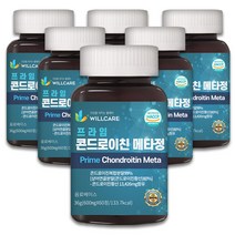 윌케어 초고함량 고밀도 프라임 콘드로이친 메타정 알약 HACCP 식약처인증, 6병