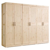 리피트리 아이리스 소나무원목 8R 장롱세트(2400), 원목(무도장)