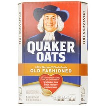 Quaker Oats Old Fashioned Oatmeal 퀘이커 오트 올드 패션 오트밀 160oz(4.52kg), 1개