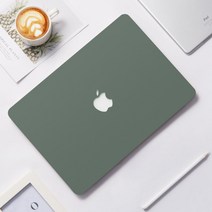 모던 맥북 에어 프로 M1 케이스 키스킨 세트 프로 투명 13인치 소프트 경량 쿨링, 다크나이트 그린 + 투명 키보드 마스크