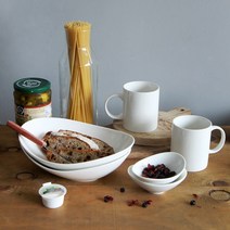 끌리메 크림화이트 2인 4인 6인 12P 15P 24P 35P 그릇세트 한식기 양식기 파스타볼 홈세트, 6)크림화이트 머그와 타원파스타볼 6P