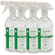 ES20 손소독제 500ml 스프레이 에탄올70% 4개 닥터그린 [CN | FF20] eproshop*6865920Pz, 1, 본상품선택