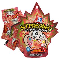 스트라이킹 팝핑 캔디 복숭아맛 15g (1.5g X 10개입), 2개
