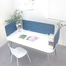 고야 컬러보드 책상 파티션 데스크 칸막이 (1200), 스트라이프(1200)블루