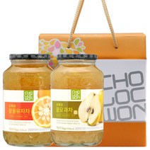 꿀유자차+꿀모과차1kg / 차선물세트 /, 단품, 단품