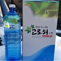 (예약발송) 광양 백운산 고로쇠 수액 서울대 청정숲 채취, 6병, 1500ml