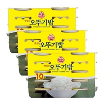 오뚜기 맛있는 밥 30입 210g 여행 캠핑 자취 필수품 즉석밥 간편식 간편조리