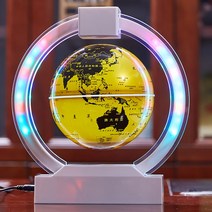 과학교구 무지개조명 아이언맨자기부상회전피규어 자기부상피규어 자석기어 자기부상 공중부양홀더 자기부상신발 월램프 자기부상아이언맨 자기부상열차만들기, 6 O자형 골드 중국어 야명주