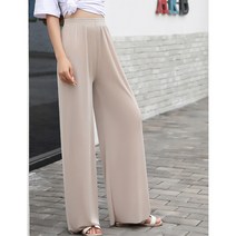 더봉 여성 쿨 와이드 밴딩팬츠