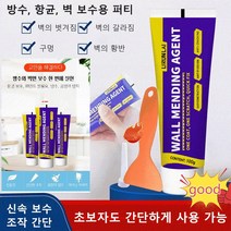 100g 벽고 벽면 균열 보수제 가정용 보수고 2inl 벽 보수용 퍼티, 100g*10개
