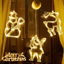 어니우니 크리스마스 LED 조명 무드등, 루돌프 눈사람 산타