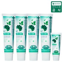 덴티스테 플러스화이트 브리즈민트 치약, 160g 16개+60g 1개, 16개, 160g