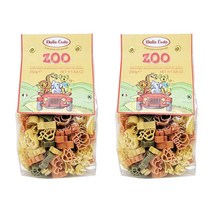 달라코스타 삼색 동물원 파스타, 250g, 2개