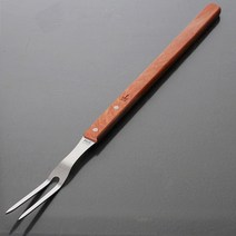 우드손잡이 카빙 고기 포크 대 바베큐 미트