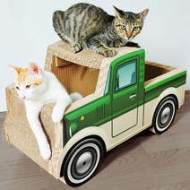 도트캣 픽업 트럭 고양이 스크래쳐 숨숨집